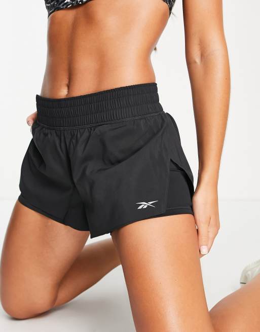 Reebok, Running Two In One Womens Shorts, Performance Shorts