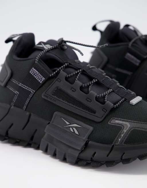 Reebok – Running Zig Kinetica Edge – Sneaker in Triple-Schwarz, 3 von 4