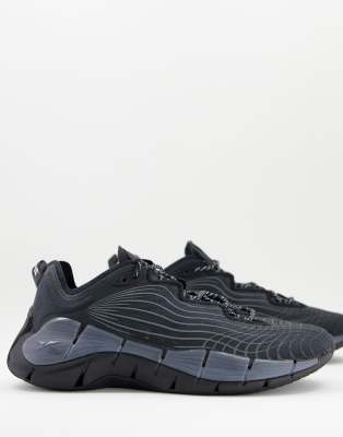 Reebok Running Zig Kinetica II sneakers in black | ASOS