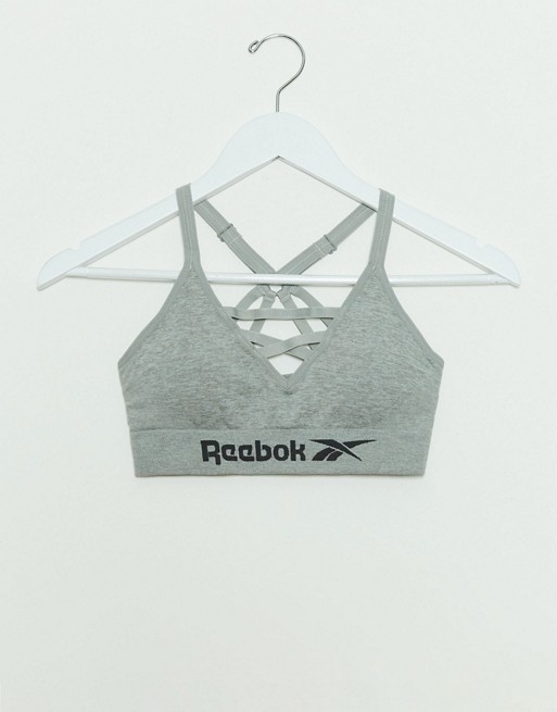 Reebok seamless bra in grey