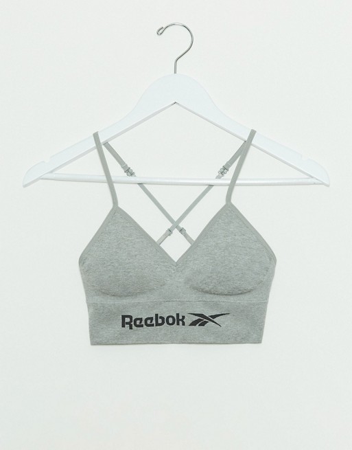 Reebok seamless bra in grey