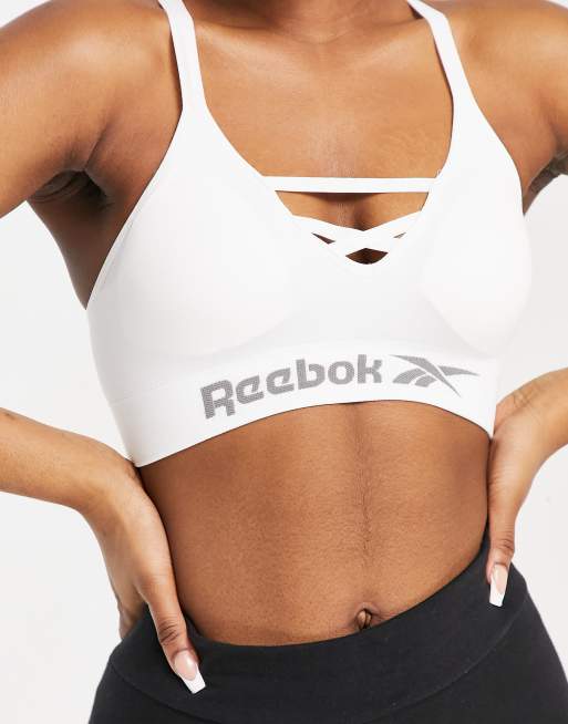 Reebok seamless bra in black