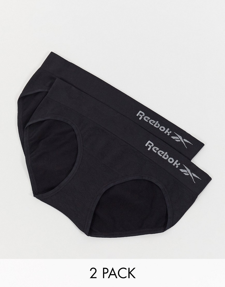 Reebok - Set van 2 naadloze onderbroeken in zwart