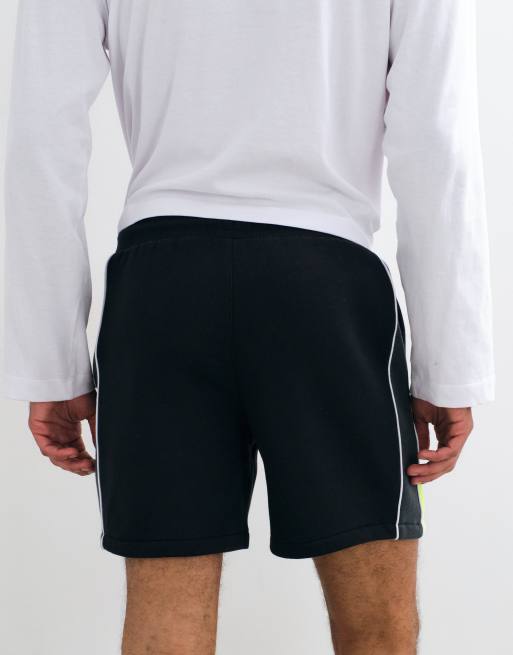 Reebok Siderwinder 7-calowe czarne szorty dresowe piłkarskie, 5 z 5