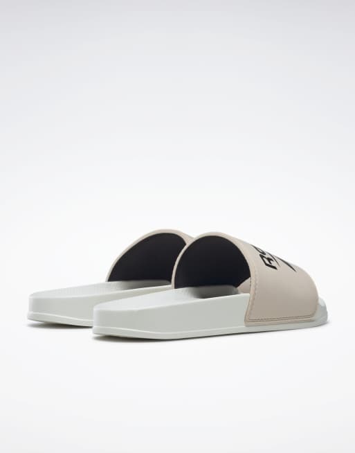 Reebok slides in white and neutral | ASOS