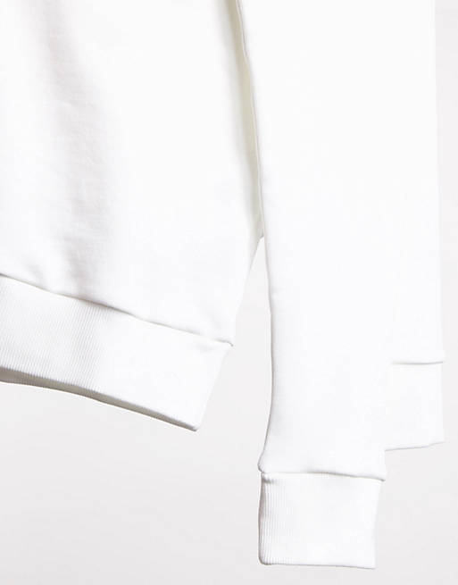 Hoodies & Sweatshirts Reebok small central logo sweatshirt in white 