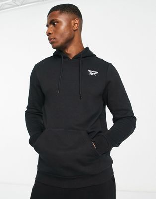 Reebok small logo hoodie in black - ASOS Price Checker