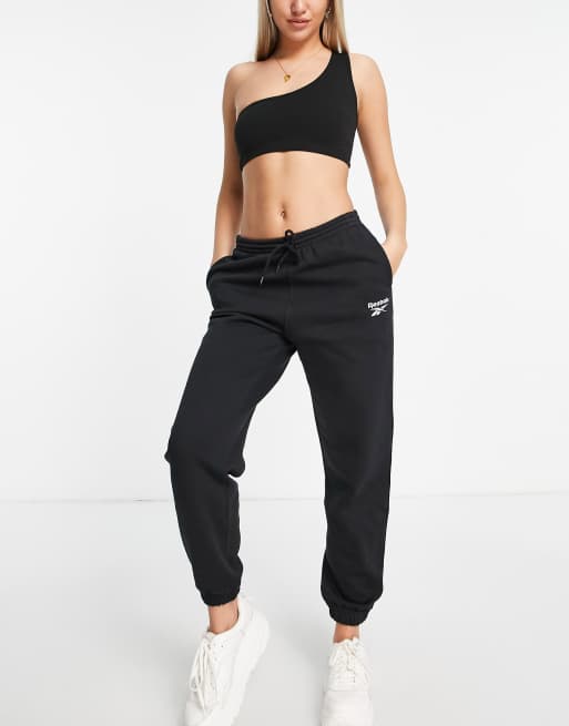 Reebok MYT sweatpants pants with contrast pull detail in black