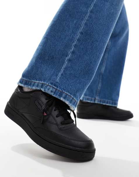 Reebok - sorte Club C85 sneakers - view 1