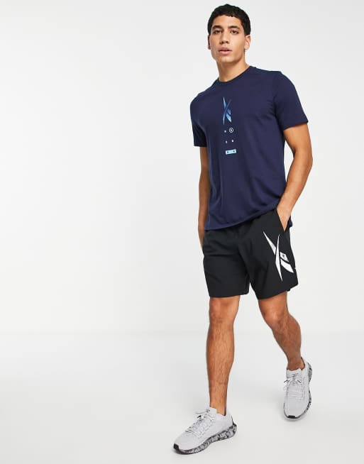 Reebok speedwick move t-shirt in vector navy