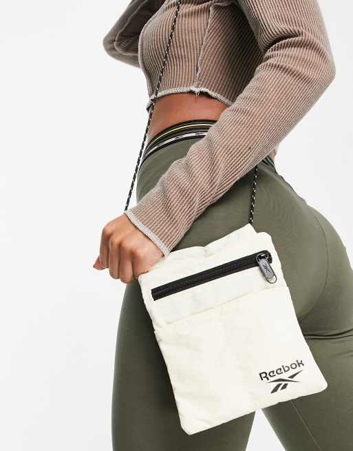 Reebok - Summer Retreat - Borsa a tracolla giallo pallido, 3 di 4