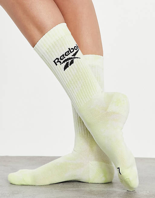 Reebok Summer Retreat socks in semi energy glow