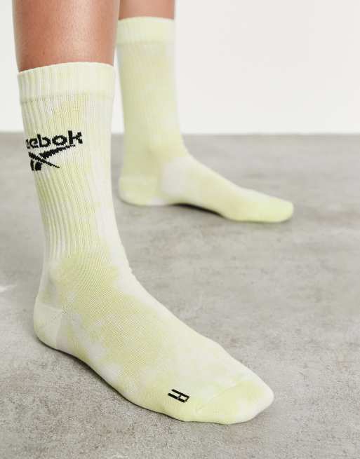 Reebok Summer Retreat socks in semi energy glow