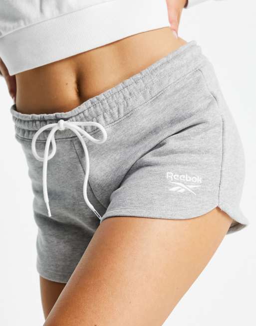 Reebok shorts on sale womens grey