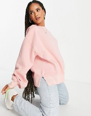 Reebok sweatshirt in pastel pink - PINK - ASOS Price Checker