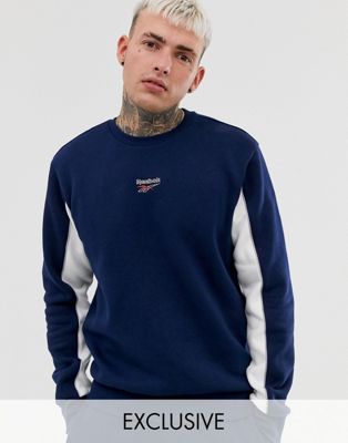 reebok navy blue sweatshirt