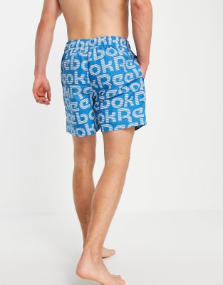 mens light blue bathing suit