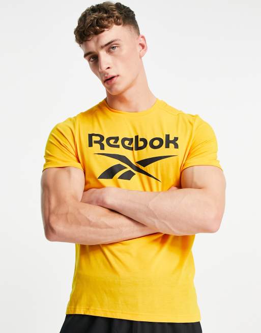 Tee shirt reebok jaune new arrivals