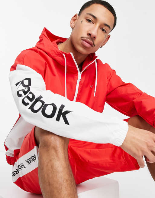 Reebok classic windbreaker sales jacket