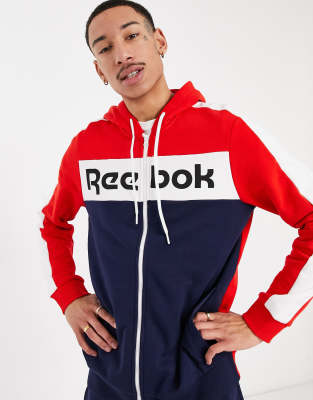 reebok hoodie red