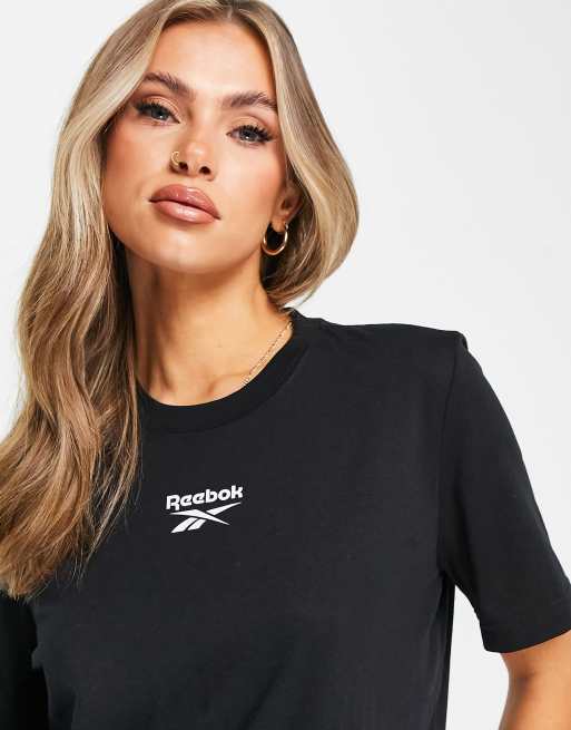 Reebok tee dress in black