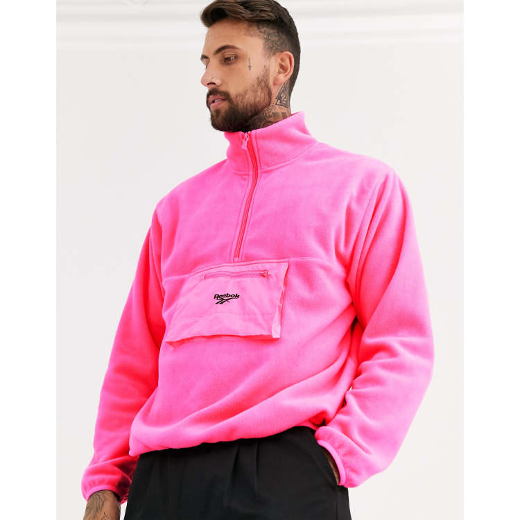 Reebok jacket shop mens pink