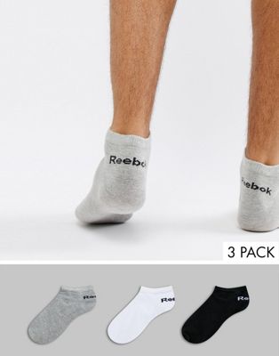 Reebok Training 3 Pack Trainer Socks In 