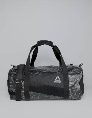 reebok black enhanced holdall