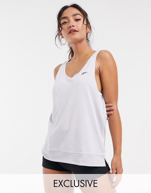 Reebok Training activechill tank top in grey