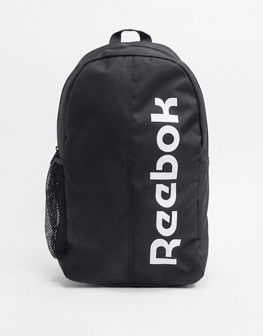 Reebok Training backpack with large logo in black