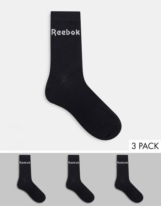 Reebok Training - Core - Pakke med 3 par sorte sportssokker