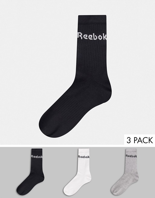 Reebok Training crew socks in multi