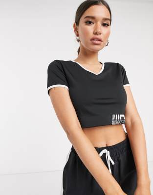 reebok crop tee