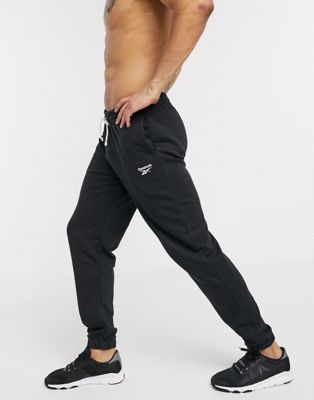 Reebok Training Cuffed Sweatpants In Black