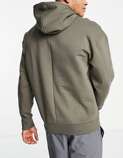 Reebok Training Dreamblend hoodie in khaki | ASOS