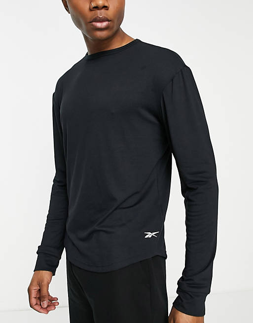 Reebok - Training - Dreamblend - T-shirt met lange mouwen in zwart