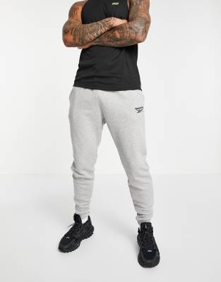 grey reebok joggers