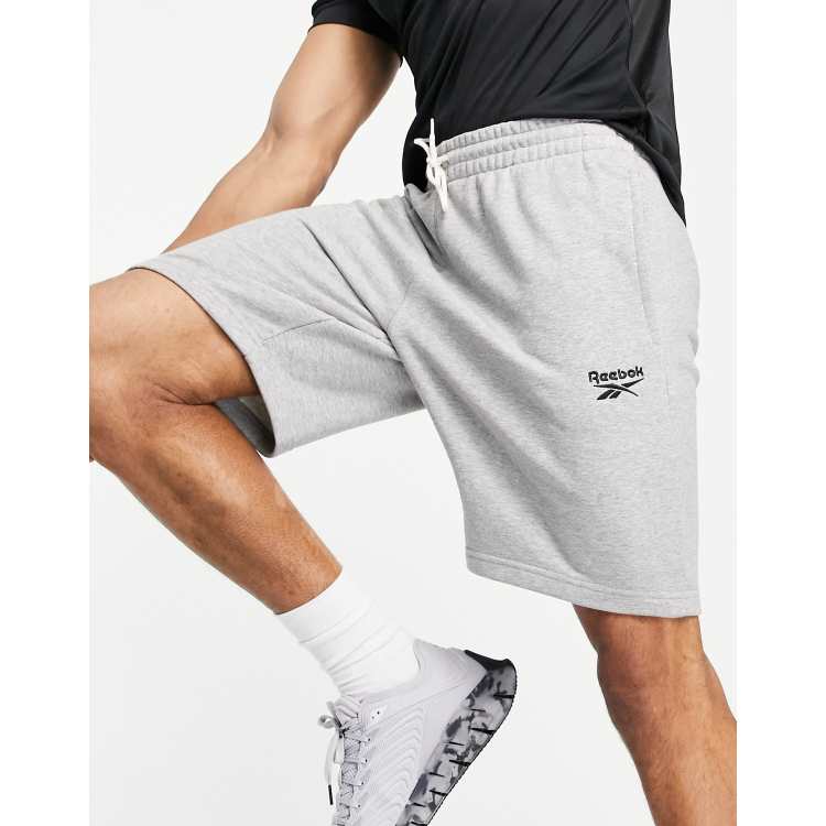 Reebok Training essential fleece shorts in grey ASOS