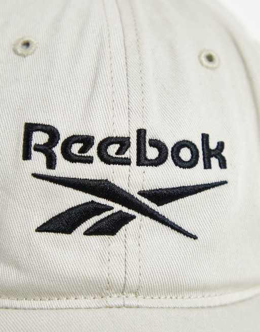 Reebok Training Essential logo cap in cream | ASOS