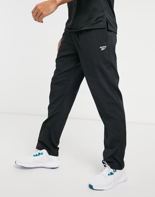 Reebok, Training Essentials Woven Mens Cuffed Pants, Performance  Tracksuit Bottoms