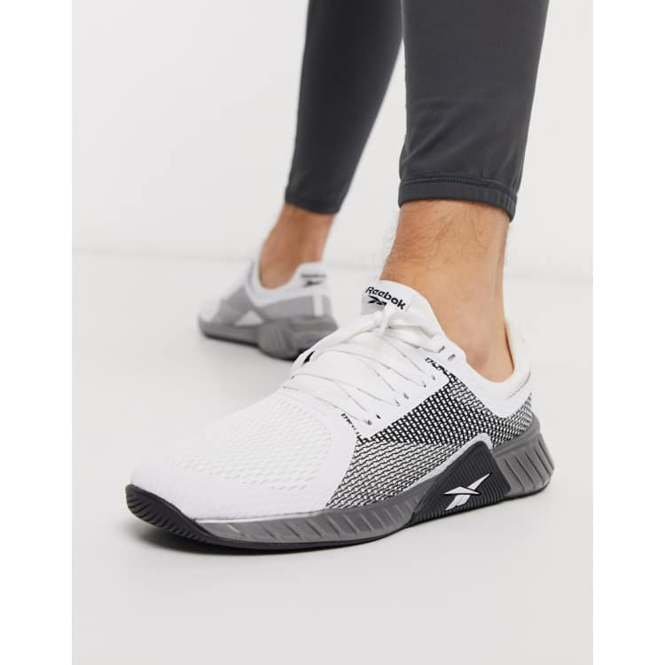 Reebok Training flashfilm sneakers in white