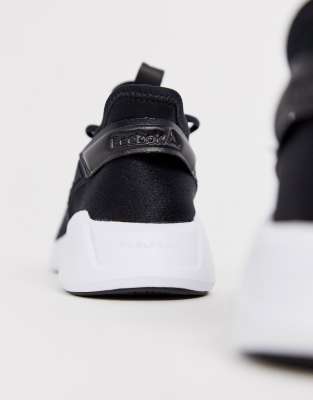 reebok training freestyle motion trainers in black