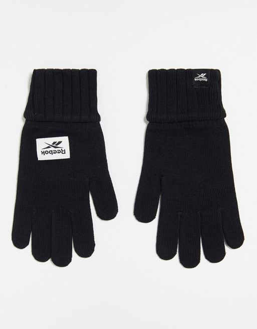 Reebok - Collab - Gebreide handschoenen in zwart