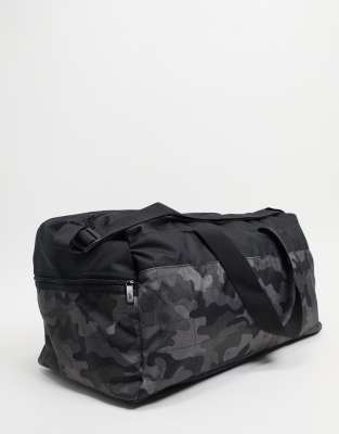 black camo gym bag