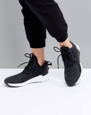 reebok training guresu sneakers in black