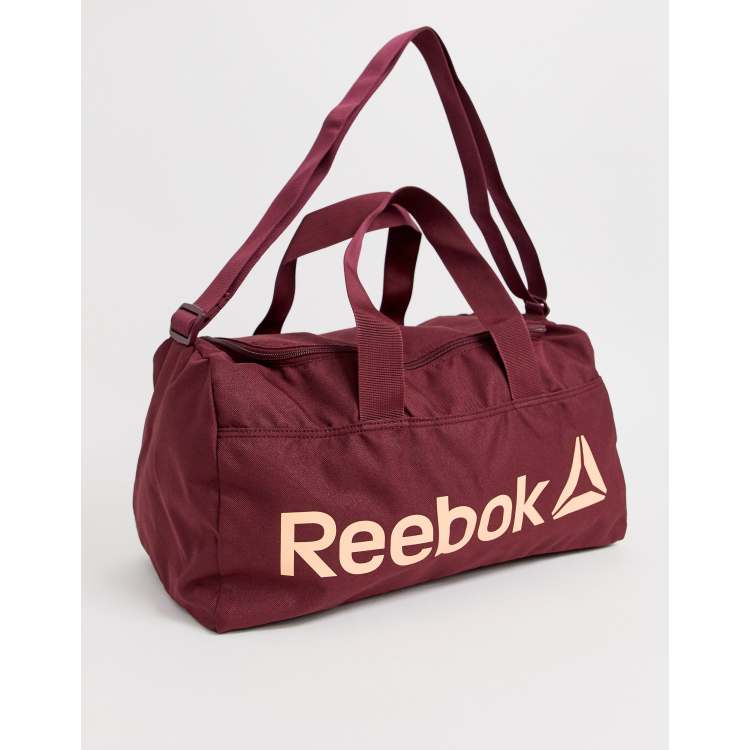 Reebok Training holdall bag in purple