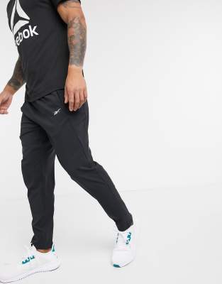 Reebok black joggers hotsell