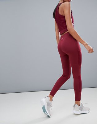 legging reebok femme bordeaux