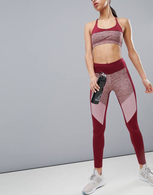 Legging reebok femme bordeaux new arrivals