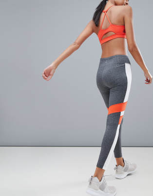 legging reebok gris